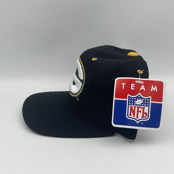 Vintage Green Bay Packers Drew Pearson Old English Wool Snapback Hat Cap - NWT - Picture 6 of 14